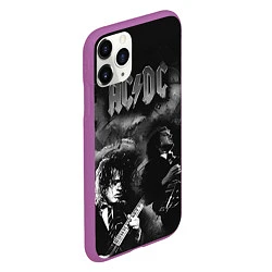 Чехол iPhone 11 Pro матовый AC/DC, цвет: 3D-фиолетовый — фото 2