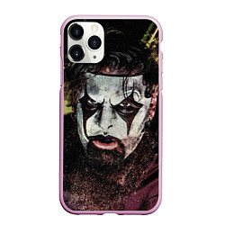 Чехол iPhone 11 Pro матовый Slipknot Face, цвет: 3D-розовый