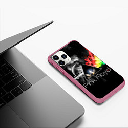 Чехол iPhone 11 Pro матовый Pink Floyd, цвет: 3D-малиновый — фото 2