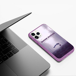 Чехол iPhone 11 Pro матовый Imagine Dragons: Silence, цвет: 3D-фиолетовый — фото 2