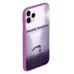 Чехол iPhone 11 Pro матовый Imagine Dragons: Silence, цвет: 3D-фиолетовый — фото 2