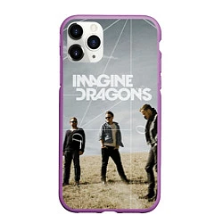Чехол iPhone 11 Pro матовый Imagine Dragons: Boys, цвет: 3D-фиолетовый