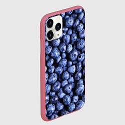 Чехол iPhone 11 Pro матовый Черника, цвет: 3D-малиновый — фото 2