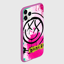 Чехол iPhone 11 Pro матовый Blink-182: Purple Smile, цвет: 3D-фиолетовый — фото 2