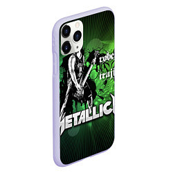 Чехол iPhone 11 Pro матовый Metallica: Robert Trujillo, цвет: 3D-светло-сиреневый — фото 2