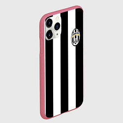Чехол iPhone 11 Pro матовый Juventus: Pirlo, цвет: 3D-малиновый — фото 2