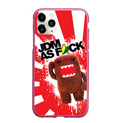 Чехол iPhone 11 Pro матовый Domo as f*ck, цвет: 3D-малиновый