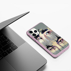 Чехол iPhone 11 Pro матовый EXO Eyes, цвет: 3D-розовый — фото 2