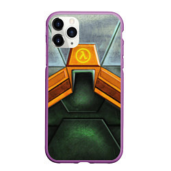 Чехол iPhone 11 Pro матовый Gordon Freeman: Costume, цвет: 3D-фиолетовый