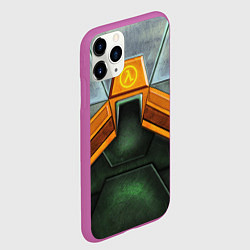 Чехол iPhone 11 Pro матовый Gordon Freeman: Costume, цвет: 3D-фиолетовый — фото 2