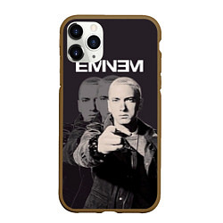 Чехол iPhone 11 Pro матовый Eminem: You, цвет: 3D-коричневый
