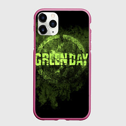Чехол iPhone 11 Pro матовый Green Day: Acid Voltage, цвет: 3D-малиновый