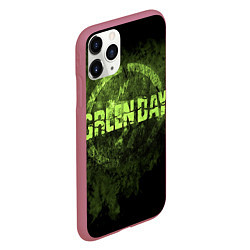 Чехол iPhone 11 Pro матовый Green Day: Acid Voltage, цвет: 3D-малиновый — фото 2