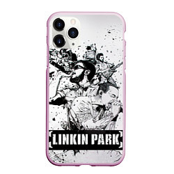 Чехол iPhone 11 Pro матовый Linkin Park, цвет: 3D-розовый