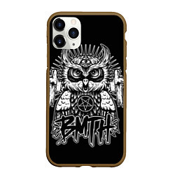 Чехол iPhone 11 Pro матовый BMTH Owl, цвет: 3D-коричневый