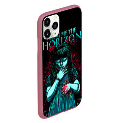 Чехол iPhone 11 Pro матовый BMTH: Zombie Girl, цвет: 3D-малиновый — фото 2