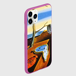 Чехол iPhone 11 Pro матовый Постоянство Памяти, цвет: 3D-фиолетовый — фото 2