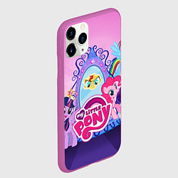Чехол iPhone 11 Pro матовый My Little Pony, цвет: 3D-фиолетовый — фото 2