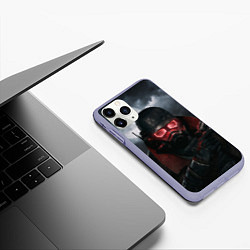 Чехол iPhone 11 Pro матовый Fallout: New Vegas, цвет: 3D-светло-сиреневый — фото 2