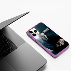 Чехол iPhone 11 Pro матовый Armin Van Buuren, цвет: 3D-фиолетовый — фото 2