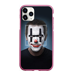 Чехол iPhone 11 Pro матовый Clown House MD, цвет: 3D-малиновый