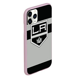 Чехол iPhone 11 Pro матовый Los Angeles Kings, цвет: 3D-розовый — фото 2