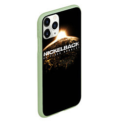 Чехол iPhone 11 Pro матовый Nickelback: No fixed address, цвет: 3D-салатовый — фото 2