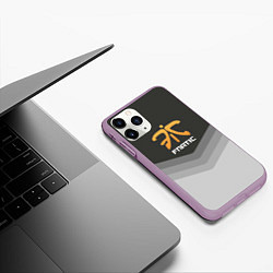 Чехол iPhone 11 Pro матовый Fnatic Uniform, цвет: 3D-сиреневый — фото 2