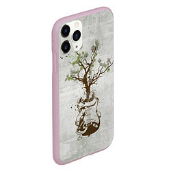 Чехол iPhone 11 Pro матовый Three Days Grace: Tree, цвет: 3D-розовый — фото 2
