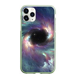 Чехол iPhone 11 Pro матовый Star light space, цвет: 3D-салатовый