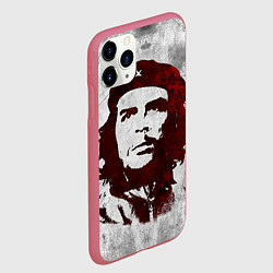 Чехол iPhone 11 Pro матовый Че Гевара, цвет: 3D-малиновый — фото 2