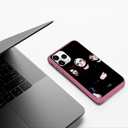 Чехол iPhone 11 Pro матовый My Chemical Romance, цвет: 3D-малиновый — фото 2