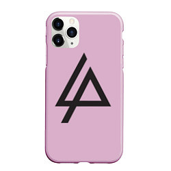 Чехол iPhone 11 Pro матовый Linkin Park: Symbol, цвет: 3D-розовый