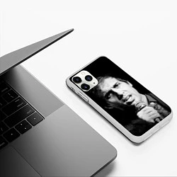 Чехол iPhone 11 Pro матовый Адриано Челентано, цвет: 3D-белый — фото 2