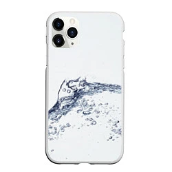 Чехол iPhone 11 Pro матовый Белая вода, цвет: 3D-белый