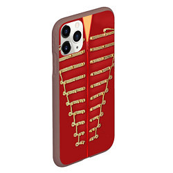 Чехол iPhone 11 Pro матовый Пиджак Майкла Джексона, цвет: 3D-коричневый — фото 2