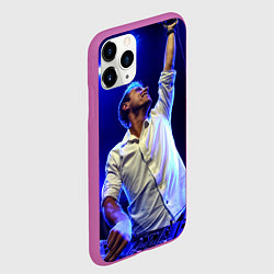 Чехол iPhone 11 Pro матовый Armin Van Buuren, цвет: 3D-фиолетовый — фото 2
