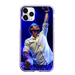 Чехол iPhone 11 Pro матовый Armin Van Buuren, цвет: 3D-светло-сиреневый