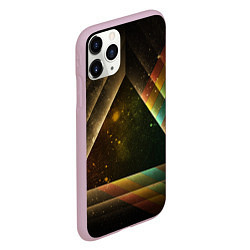 Чехол iPhone 11 Pro матовый Pink Phloyd: Triangle, цвет: 3D-розовый — фото 2