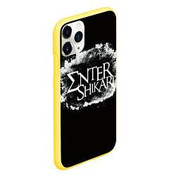 Чехол iPhone 11 Pro матовый Enter Shikari, цвет: 3D-желтый — фото 2