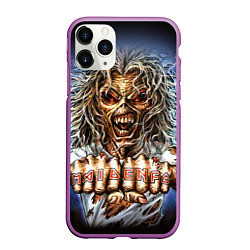 Чехол iPhone 11 Pro матовый Iron Maiden: Maidenfc, цвет: 3D-фиолетовый