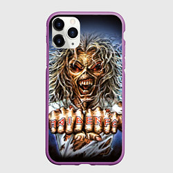 Чехол iPhone 11 Pro матовый Iron Maiden: Maidenfc, цвет: 3D-фиолетовый