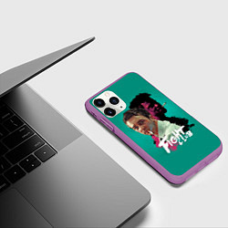 Чехол iPhone 11 Pro матовый Fight Club Stories, цвет: 3D-фиолетовый — фото 2