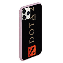 Чехол iPhone 11 Pro матовый Dota 2: Valve, цвет: 3D-розовый — фото 2