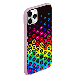 Чехол iPhone 11 Pro матовый Орнамент, цвет: 3D-розовый — фото 2