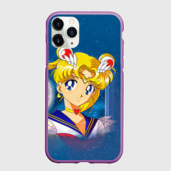 Чехол iPhone 11 Pro матовый Сейлор Мун, цвет: 3D-фиолетовый
