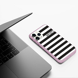 Чехол iPhone 11 Pro матовый Заключенный, цвет: 3D-розовый — фото 2
