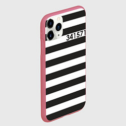 Чехол iPhone 11 Pro матовый Заключенный, цвет: 3D-малиновый — фото 2