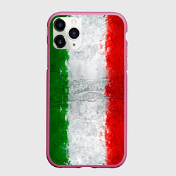 Чехол iPhone 11 Pro матовый Italian, цвет: 3D-малиновый