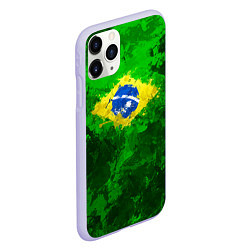 Чехол iPhone 11 Pro матовый Бразилия, цвет: 3D-светло-сиреневый — фото 2